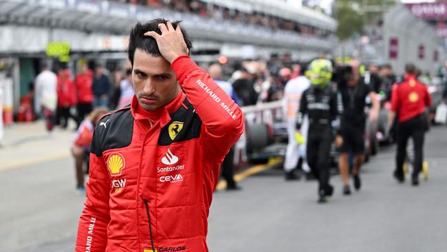 Ferrari's Spanish driver Carlos Sainz. Picture: WILLIAM WEST / AFP