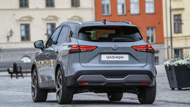 Rear end of the Nissan Qashqai e-Power