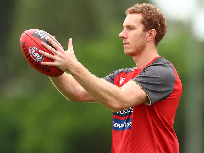 Rory Thompson during a Gold Coast Suns AFL training session on May 27, 2020 in Gold Coast, Australia. (Photo by Chris Hyde/Getty Images)