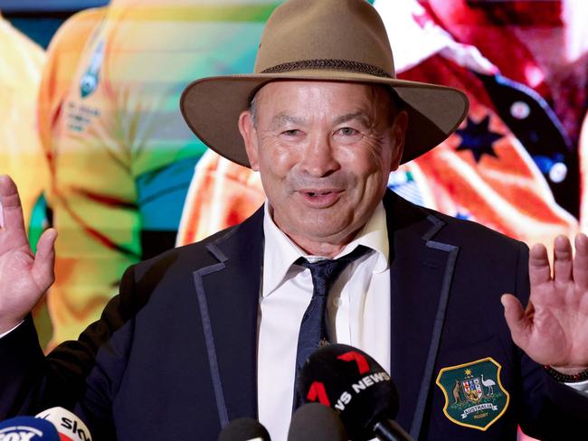 The Wallabies failed to make it past the pool stages when Eddie Jones was coach at the 2023 World Cup. Picture: David Gray / AFP