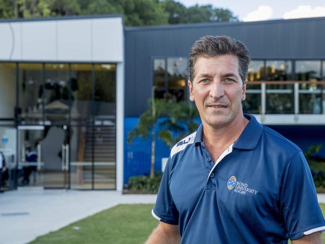 Bond University's Bullsharks new clubhouse, the Fabian Fay Club House. Luca Liussi. Picture: Jerad Williams