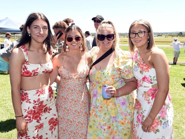 Woolamai Cup 2024. Amikah Riddell, Chloe Prentice, Beth Derrick and Keeley Johnson. Picture: David Smith