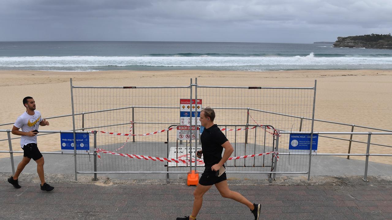 The pandemic reduced many bustling areas to ghost towns. Picture: Dean Lewins/AAP