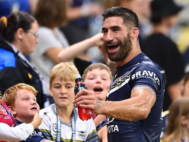 James Tamou isn’t done with rugby league yet. Picture: Getty Images