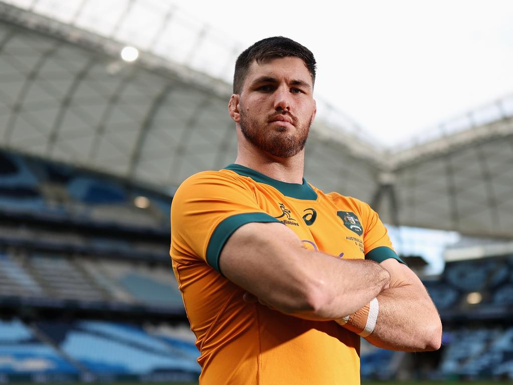 New Australian Wallabies captain Liam Wright. Picture: Cameron Spencer/Getty Images