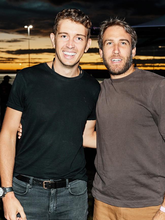 Jimmy Lyell and Hugo Gruzman. Picture: Jayden Ostwald