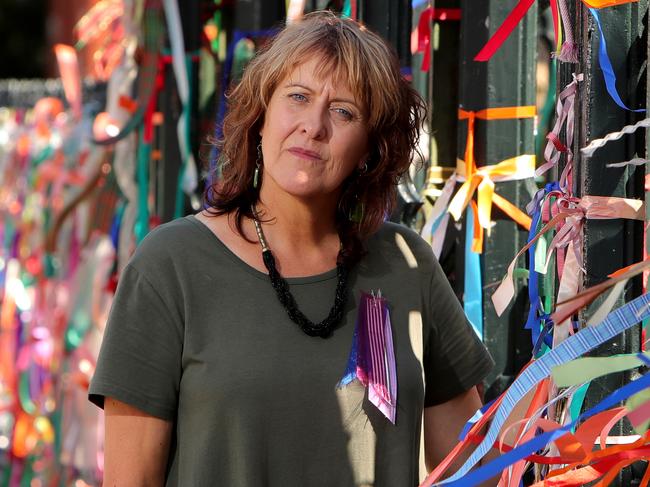 26/02/2019: Maureen Hatcher from survivor advocate group Loud Fences, at St Patrick's catholic church in Ballarat. Stuart McEvoy/The Australian.