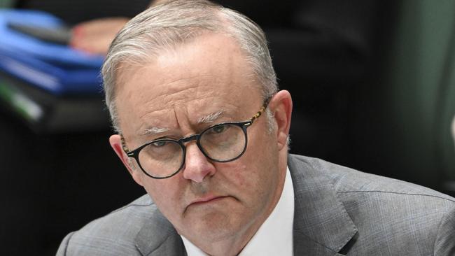 Prime Minister Anthony Albanese says he showed ‘strength and restraint’ in his handling of Senator Payman’s actions. Picture: NewsWire / Martin Ollman