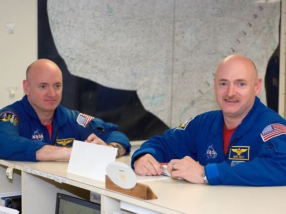 NASA astronaut twins Scott and Mark Kelly