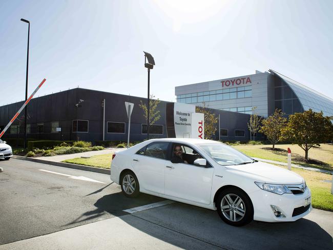 Toyota’s Headquarters on Bertie Street in Port Melbourne will remain. Picture: Eugene Hyland