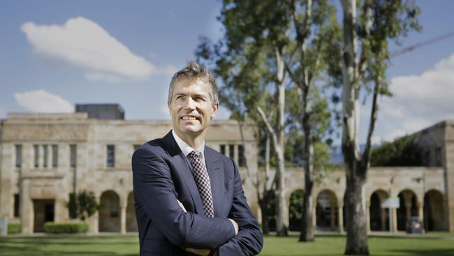 UQ Vice Chancellor Peter Hoj has announced his retirement. (Photo AAP/ Megan Slade)