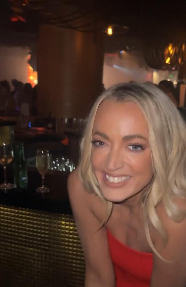 Still partying well into the evening, that’s a look of denial if there ever was one. Picture: kyleandjackieo/Instagram