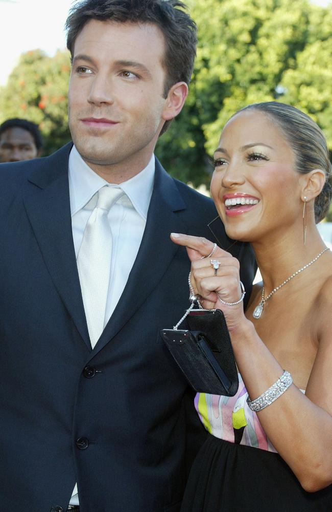 Ben Affleck and Jennifer Lopez dated from 2002 to 2004. Picture: Kevin Winter/Getty Images