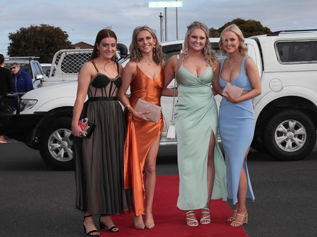 Students step out at the Guilford Young leaver’s dinner at Elwick Racecourse. Picture: Mireille Merlet