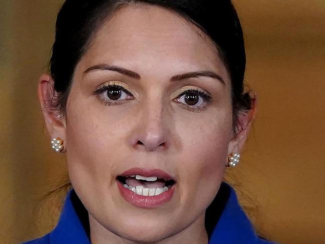 Britain's Home Secretary Priti Patel. Picture: AFP