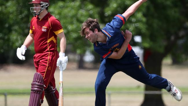 Mont Albert’s Andrew Padbury had a great game with both bat and ball