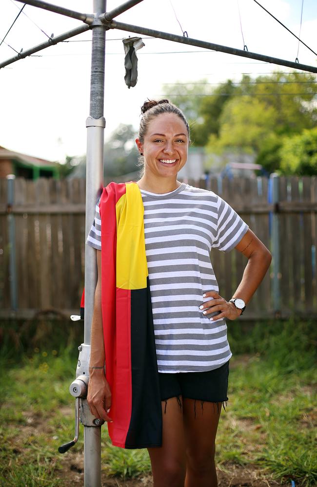 Simon - pictured here at her grandmother's home in Quakers Hill - will be crucial to Australia’s semi-final with Thailand. Pic: Sam Ruttyn