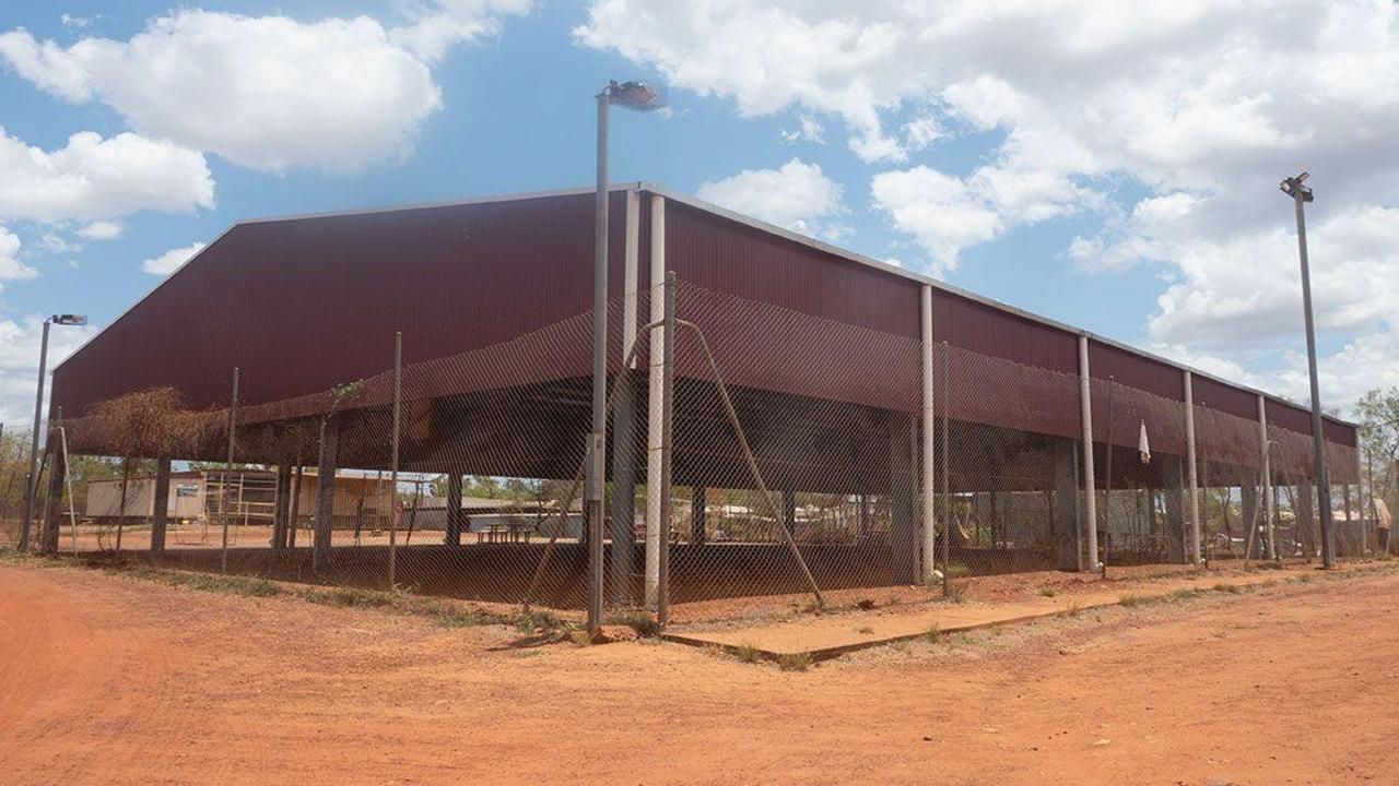 The half-finished Borroloola cyclone shelter was initially expected to be completed in 2022.