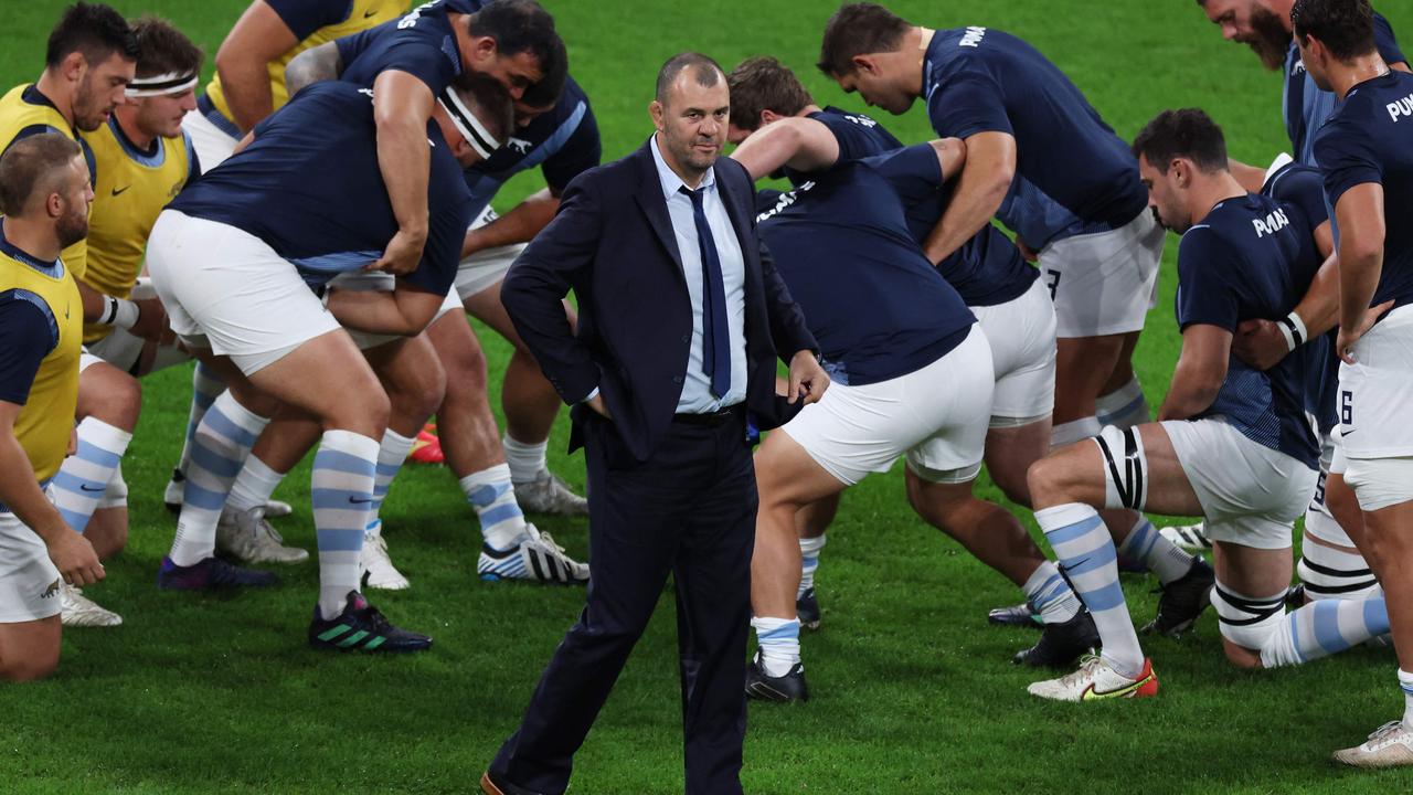 Michael Cheika is not considering a Wallabies return. Picture: Emmanuel Dunand / AFP