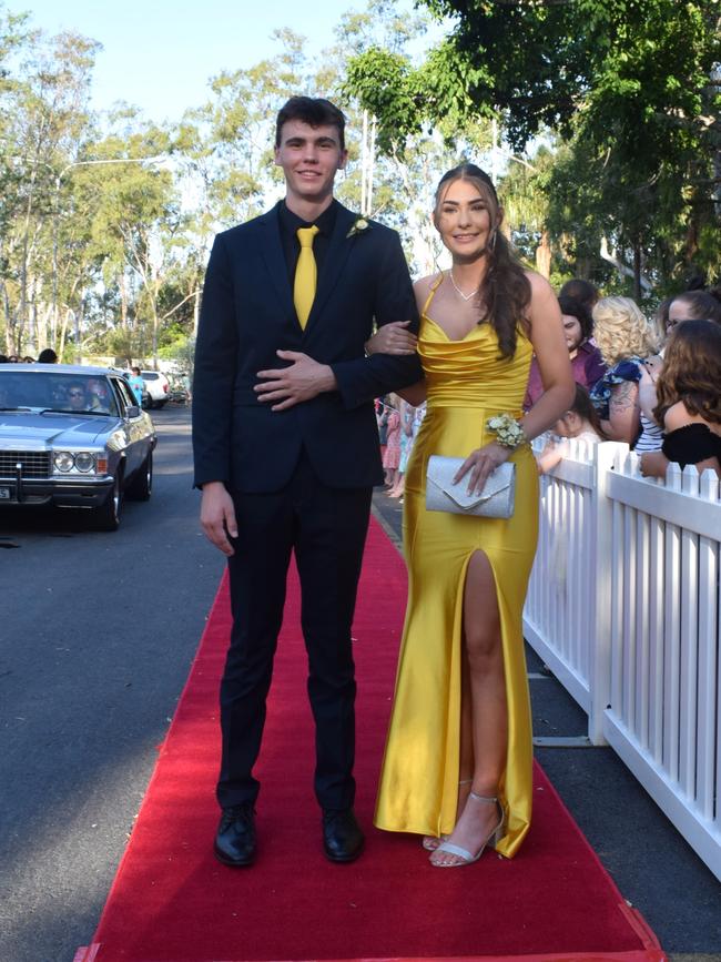 Storm Duke and Jack Twomey at the North Rockhampton High School Formal 2023.
