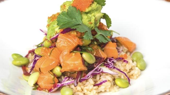 Bella Vista Hotel’s salmon sashimi poke bowl. Picture: Facebook