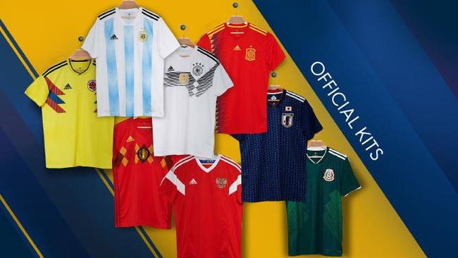 World Cup 2018 official kits: Spain, England, Socceroos, Germany, Brazil,  Argentina, every kit