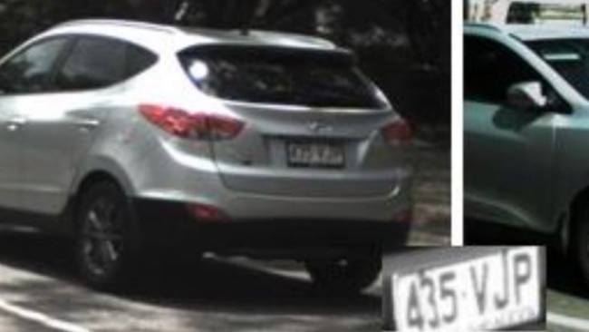 The other two teens fled the scene in a silver Hyundai, registration 435VJP. Picture: Queensland Police
