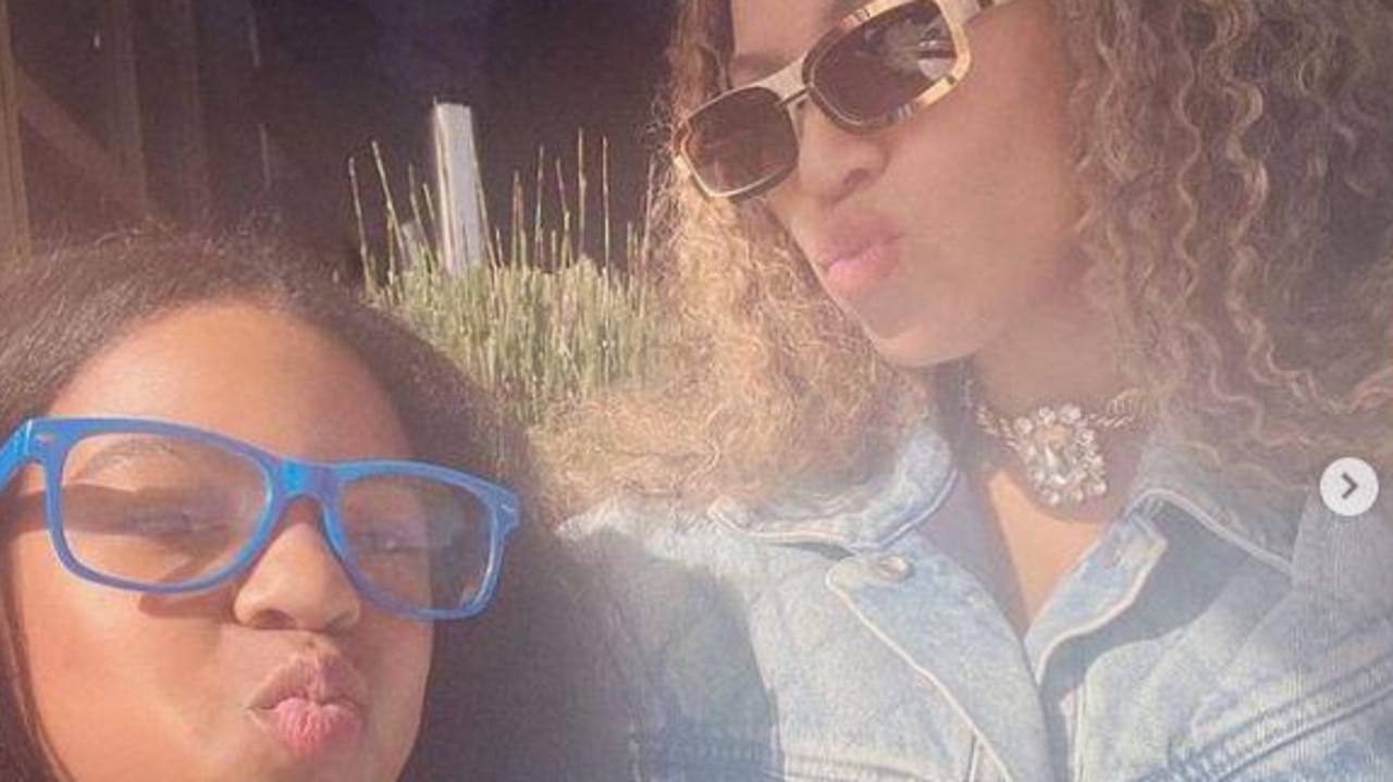 Beyonce has opened up about her family life with her children, including daughter Blue Ivy. Picture: Instagram.