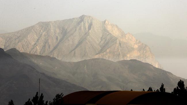 Afghanistan’s unforgiving terrain. Picture: Gary Ramage