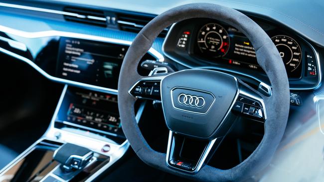 A peek inside Audi’s RS6 station wagon. Picture: Supplied