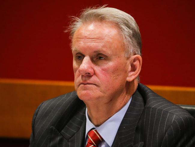 SYDNEY, AUSTRALIA - Newswire Photos August 23, 2022: Chair Mark Latham is seen during Budget Estimates for Education inside NSW Parliament in Sydney. Picture: Gaye Gerard / NCA Newswire