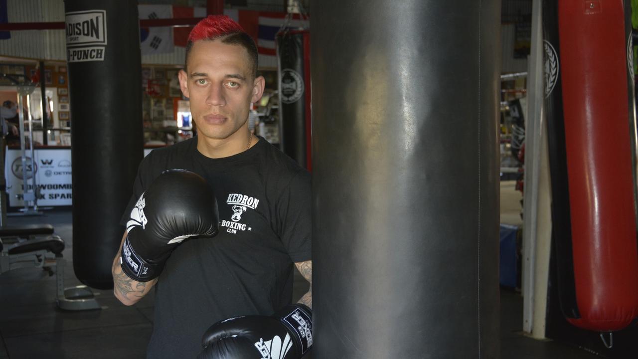 Kiwi champion Cairo George at Smithy's Gym yesterday.