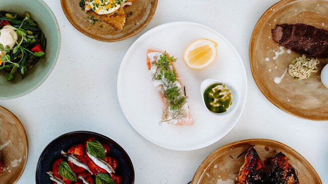 A selection of dishes at Lanai in Noosaville