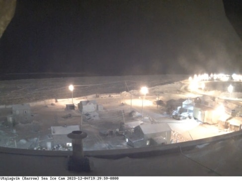 Utqia vik Barrow Alaska US City dark for two months news