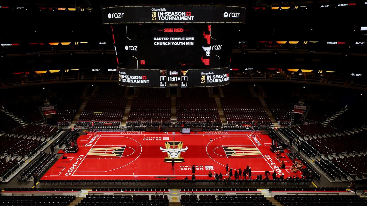 NBA fans complain 'I can't see a thing' as live TV becomes 'unwatchable'  with new court designs for in-season tournament