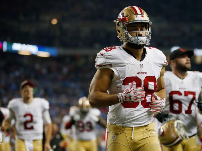 Jarryd Hayne, who previously played for the San Francisco 49ers in 2015. Picture: Getty