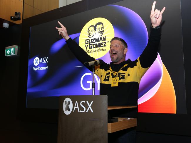 20/06/2024. Steven Marks, Founder and Co-CEO. ASX listing of Guzman y Gomez at the Sydney Stock Exchange building in Sydney. Britta Campion / The Australian