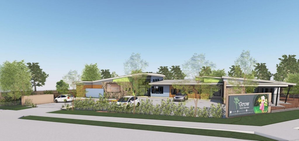 NEW CENTRE: Concept designs and artwork for a proposed new childcare centre in Darling Heights. Picture: Contributed