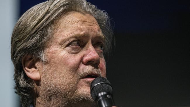 Steve Bannon, the former chief strategist for Mr Trump, left the White House in August last year. Picture: Adrian Bretscher/Getty Images