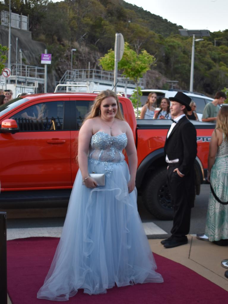 Rachel Buckley at the Proserpine State High School formal at Shute Harbour Marine Terminal on November 15, 2023. Photo: Zoe Devenport