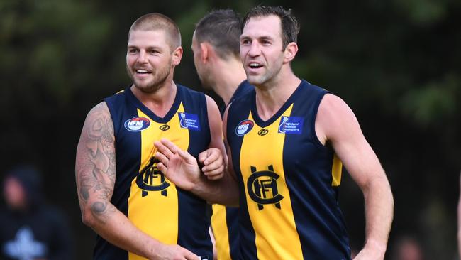 Travis and Cameron Cloke could have played their last games for Hurstbridge. Picture: James Ross.