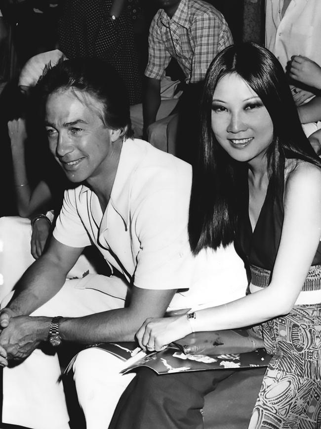 Don Dunstan and his wife Adele Koh in 1977. Picture: News Ltd and Dunstan Collection, Flinders University Library.