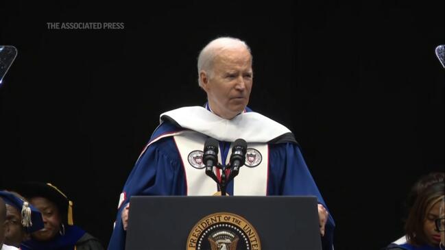 Biden gives commencement speech at Howard University