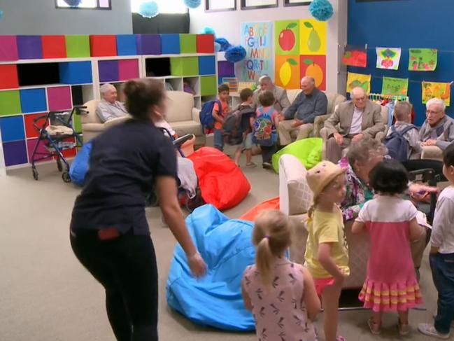 A scene from Old People’s Home for 4 year olds.