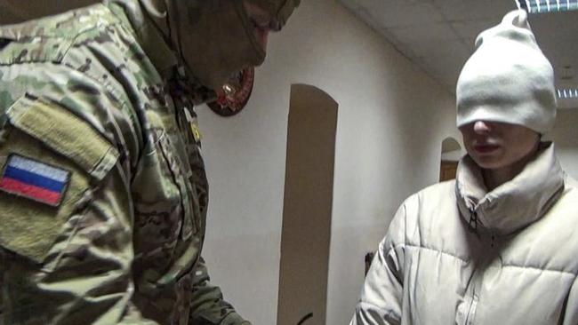 Russia has detained a so far publicly unidentified woman with dual US and Russian citizenship over suspected treason, alleging that she raised money for the Ukrainian war effort. Picture: Russian Federal Security Service