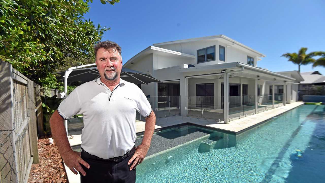 Real estate Mark McDonald has sold the same house three times in the past 12 months and everyone made money and happy with their deal. Picture: Patrick Woods