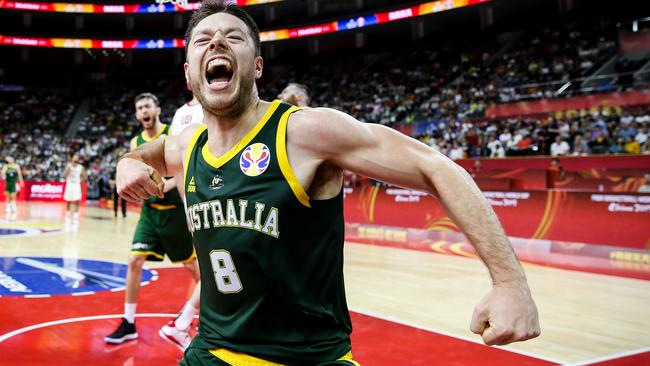 Matthew Dellavedova in action for Australia during last year’s World Cup in China