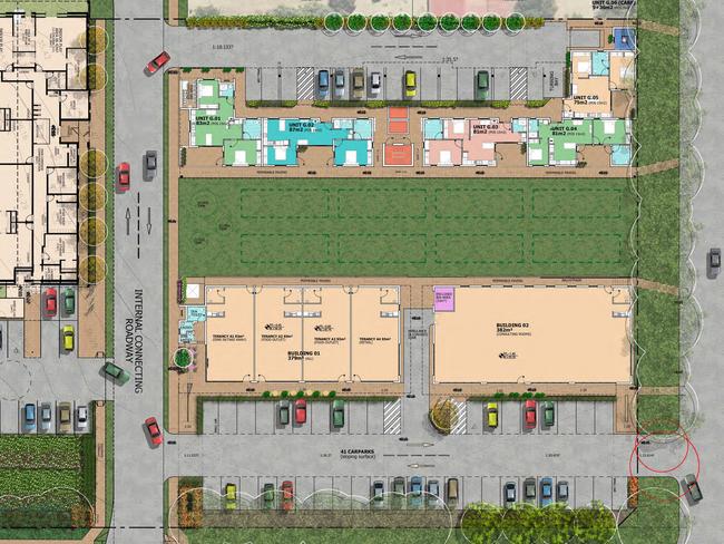 The proposed retail, medical rooms and supported accommodation project at Justs Rd, Sellicks Beach. Picture: URPS