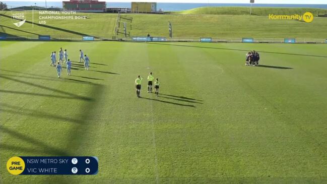 Replay: NSW Metro Sky v Victoria White (15C) - Football Australia Boys National Youth Championships Day 3