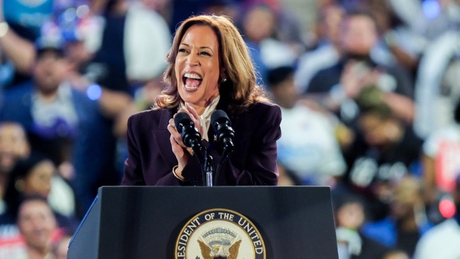 Kamala Harris stepped up to the plate after President Biden withdrew as the candidate for the Democrats. Picture: F. Carter Smith/Blooberg/Getty Images